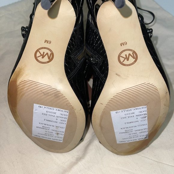 MICHAEL KORS (NEW!) leather heels - Picture 3 of 10